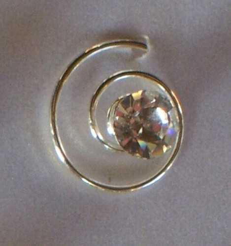 Curlie strass weiß mm - 6,