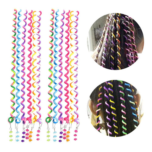 Bunte haar torsion - 12,