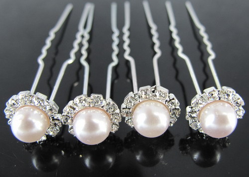 Haarnadeln perle strass - haarnadeln, "perle